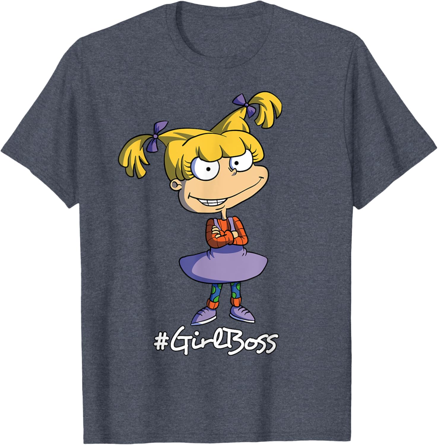 Mademark x Rugrats Angelica Pickles Girl Boss T-Shirt for Kids - 4