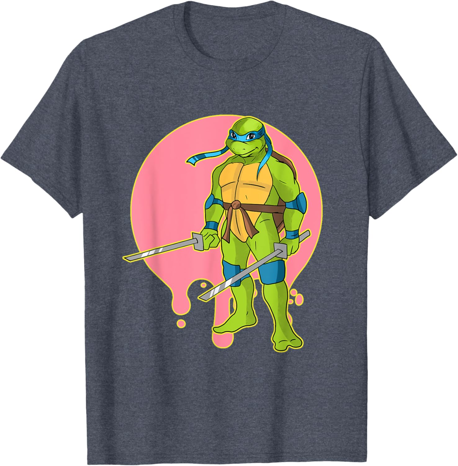 Mademark Teenage Mutant Ninja Turtles Leonardo Paint T-Shirt for Fans - 5