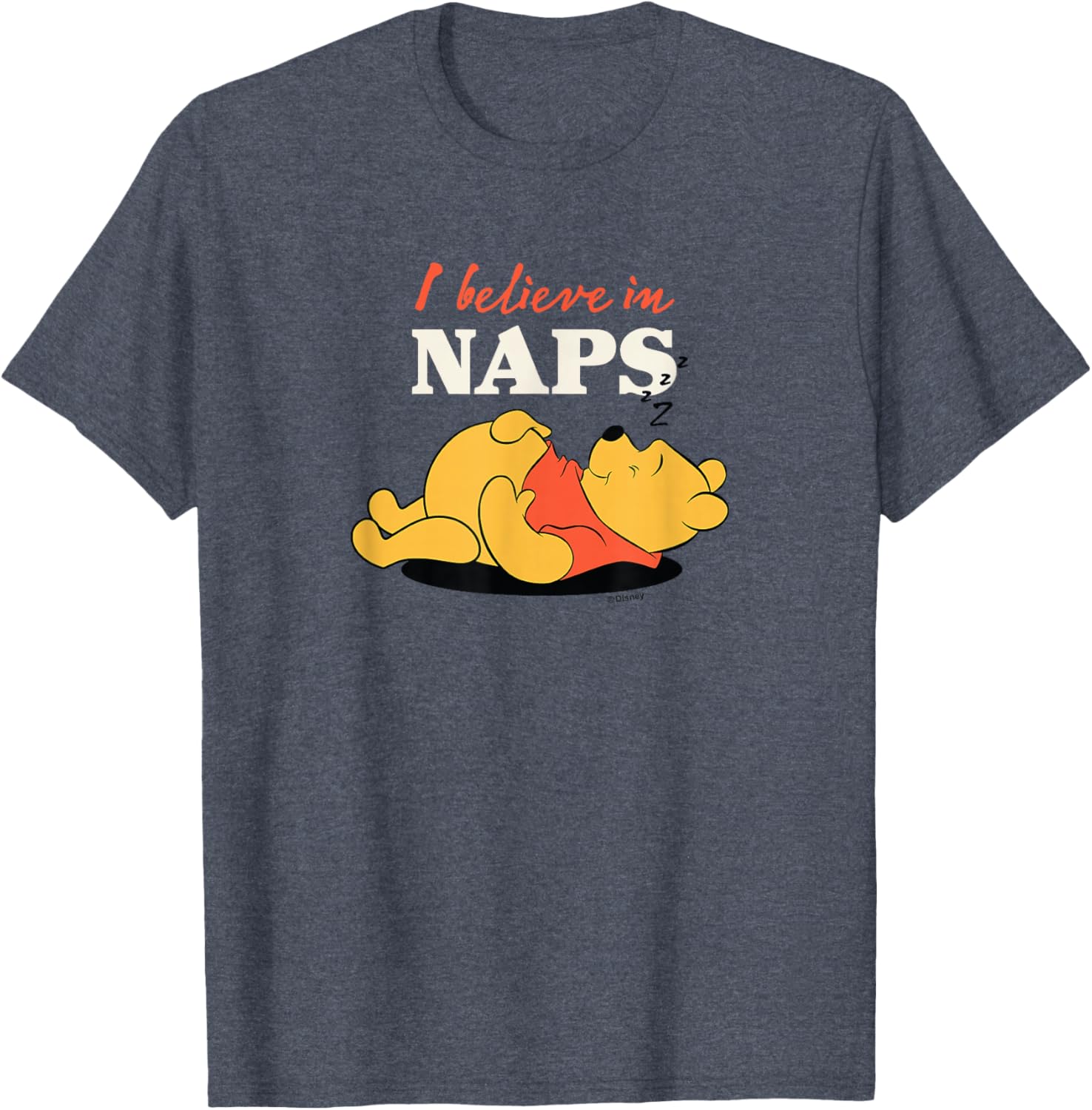 Winnie the Pooh I Believe in Naps T-Shirt for Cozy Comfort Lovers - 9