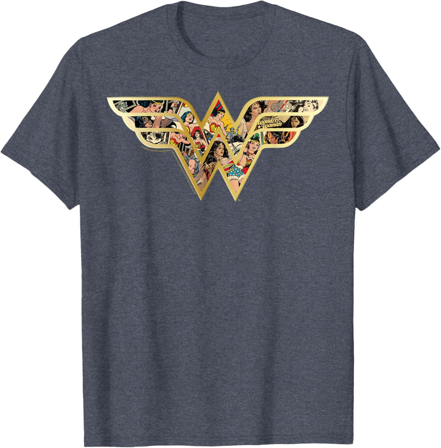 Wonder Woman Superhero Comic Logo T-Shirt for Fans and Collectors - 5