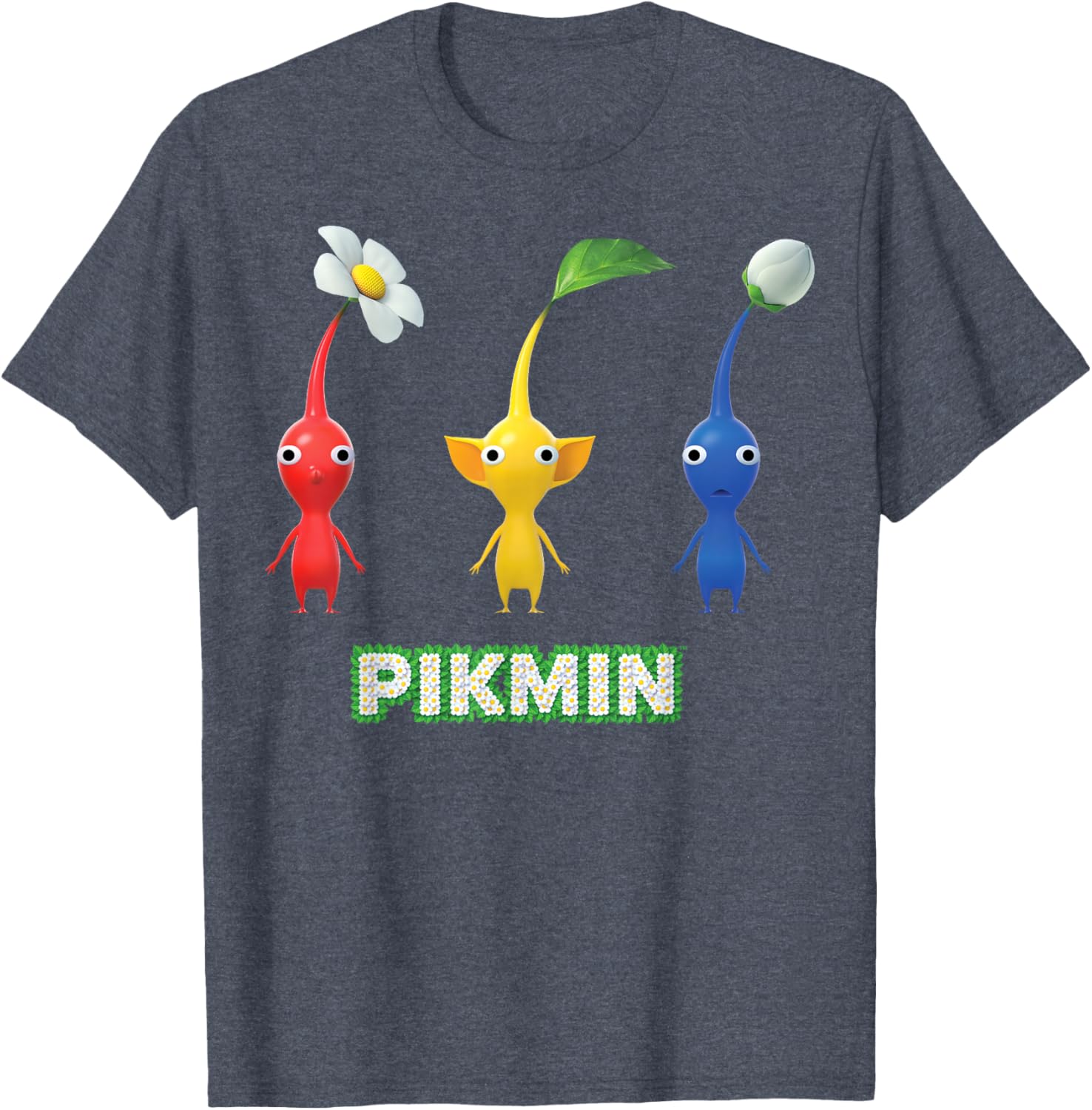 Nintendo Pikmin Trio T-Shirt for Fans of Fun and Adventure - 5