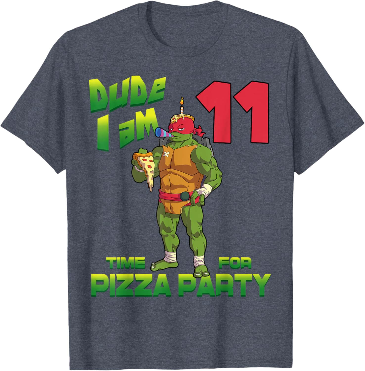 Mademark Teenage Mutant Ninja Turtles Raphael Birthday T-Shirt for Kids - 1