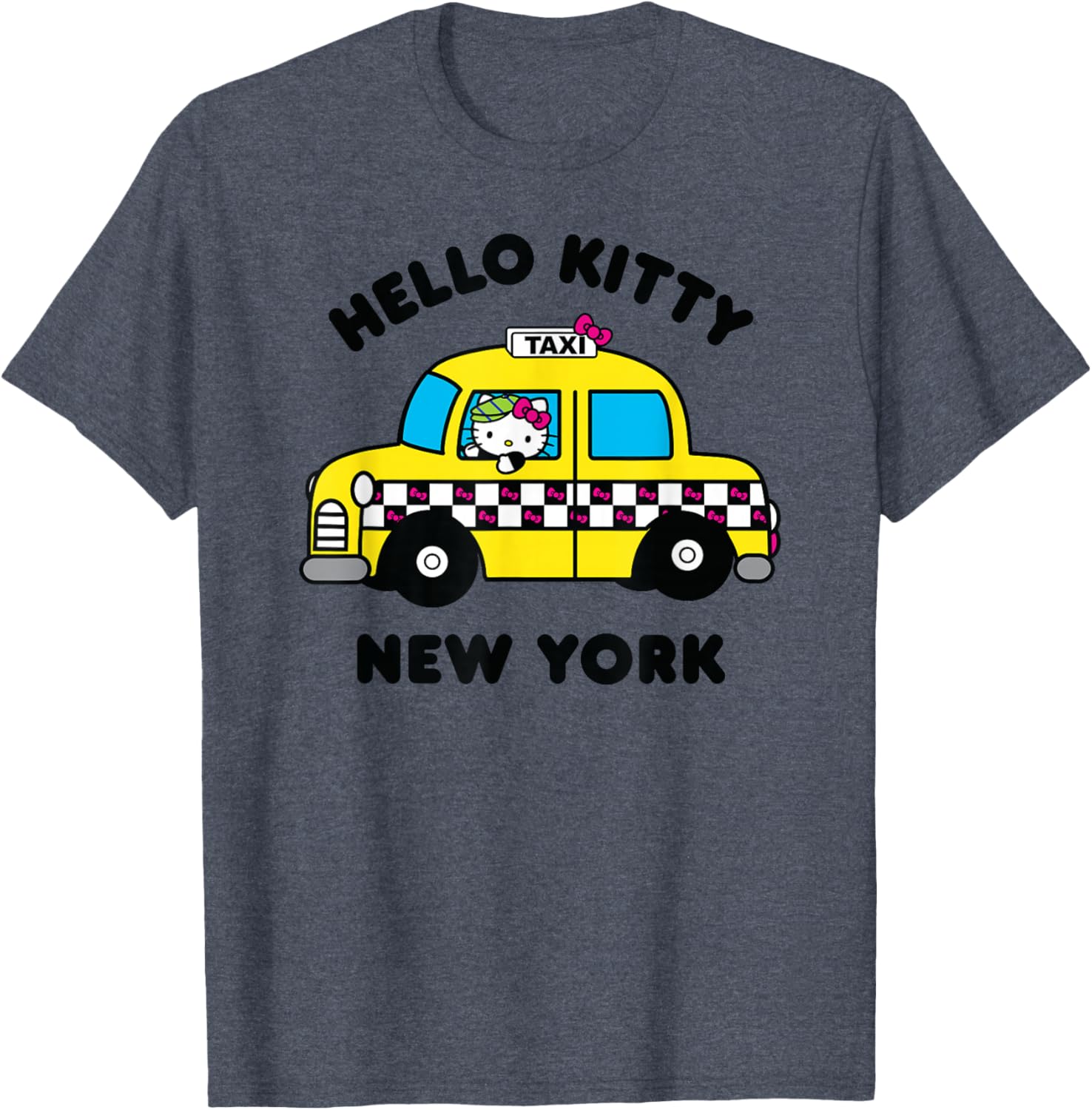 Hello Kitty New York Taxi T-Shirt Fun Gift for Cat Lovers and Tourists - 15