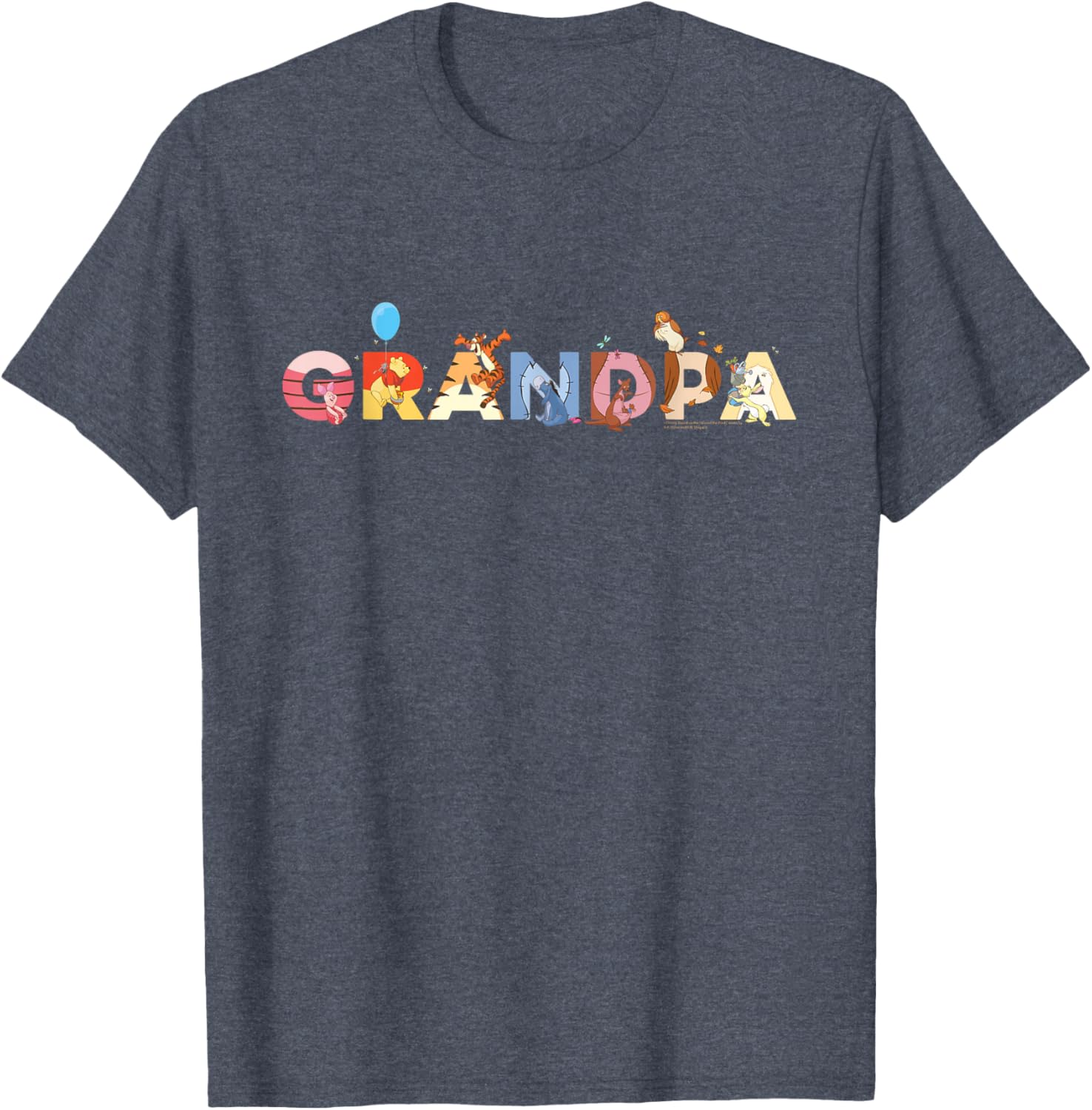 Disney Winnie the Pooh Grandpa Gift Family Trip T-Shirt for All Ages - 14