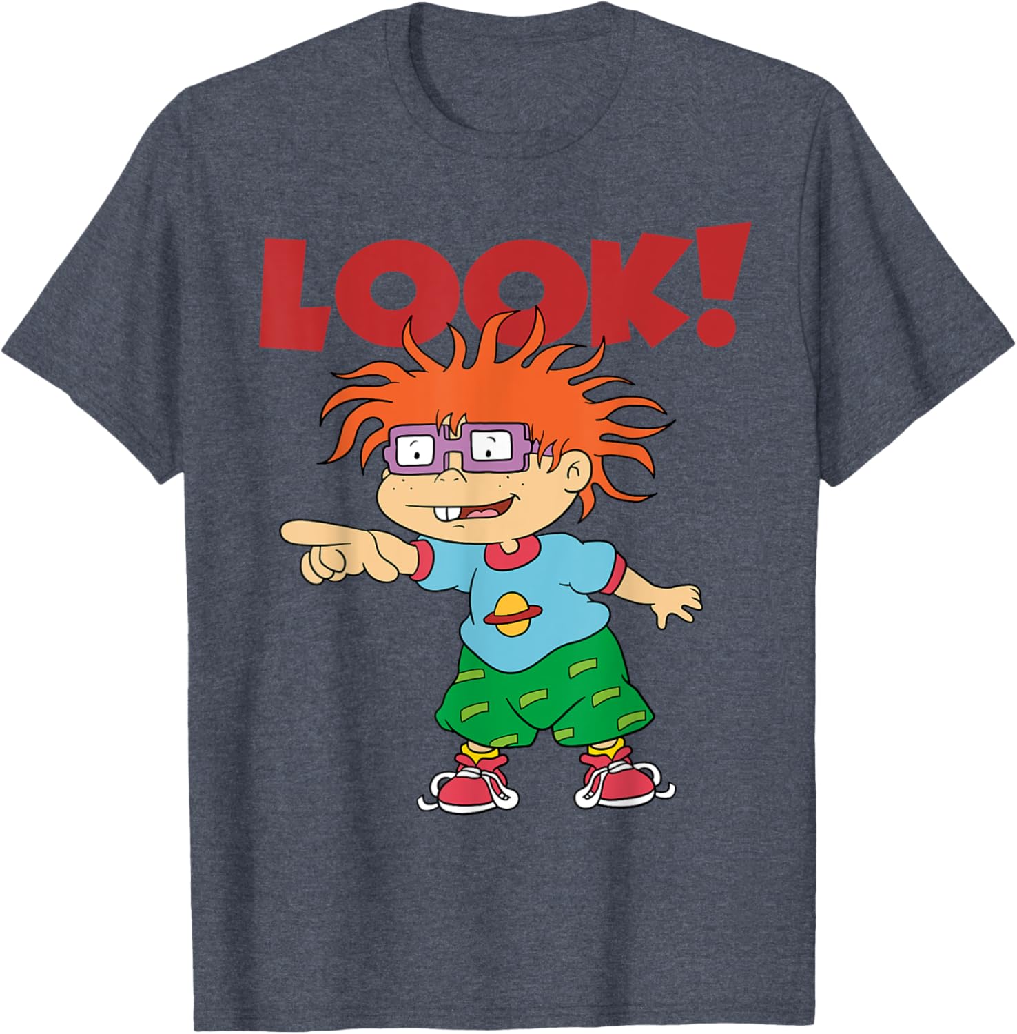 Mademark Rugrats Chuckie Finster Look T-Shirt for Kids and Adults - 8