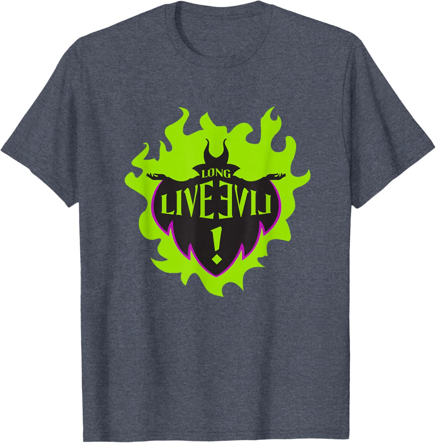 Disney Descendants Maleficent Long Live Evil T-Shirt for Fans - 5