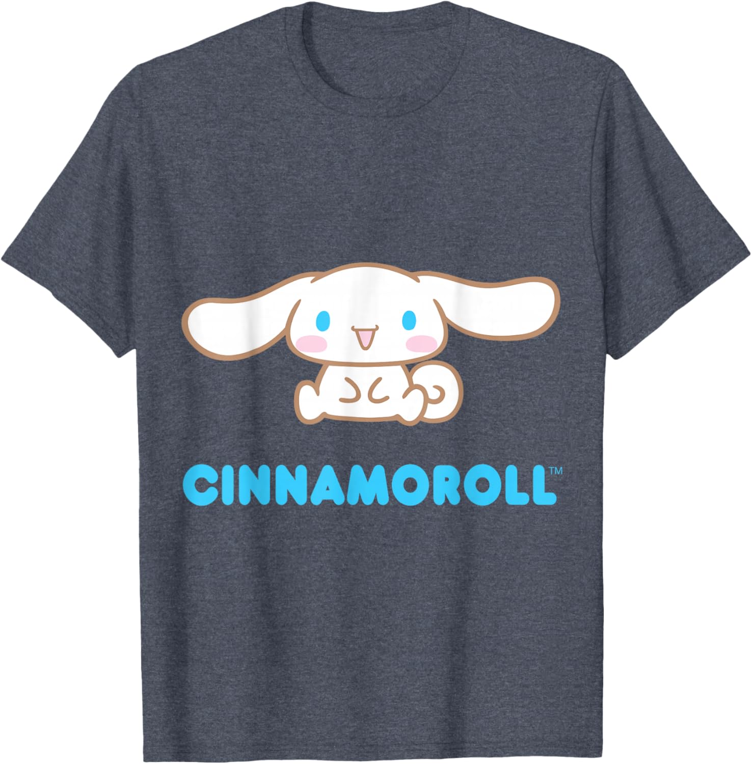 Cinnamoroll Front and Back T-Shirt in Black - Stylish Sanrio Apparel - 12