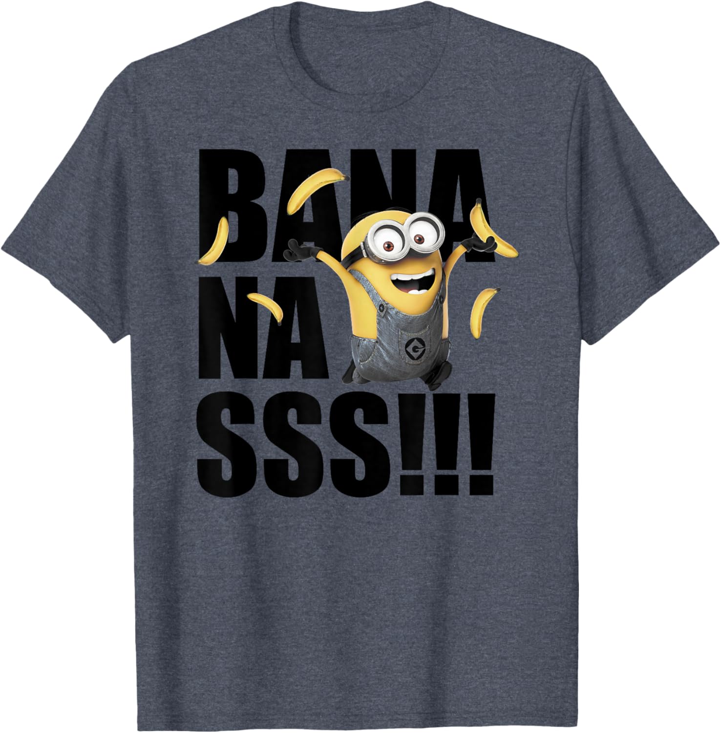 Despicable Me Minions Dave Goes Bananas Fun Graphic T-Shirt for Kids - 6