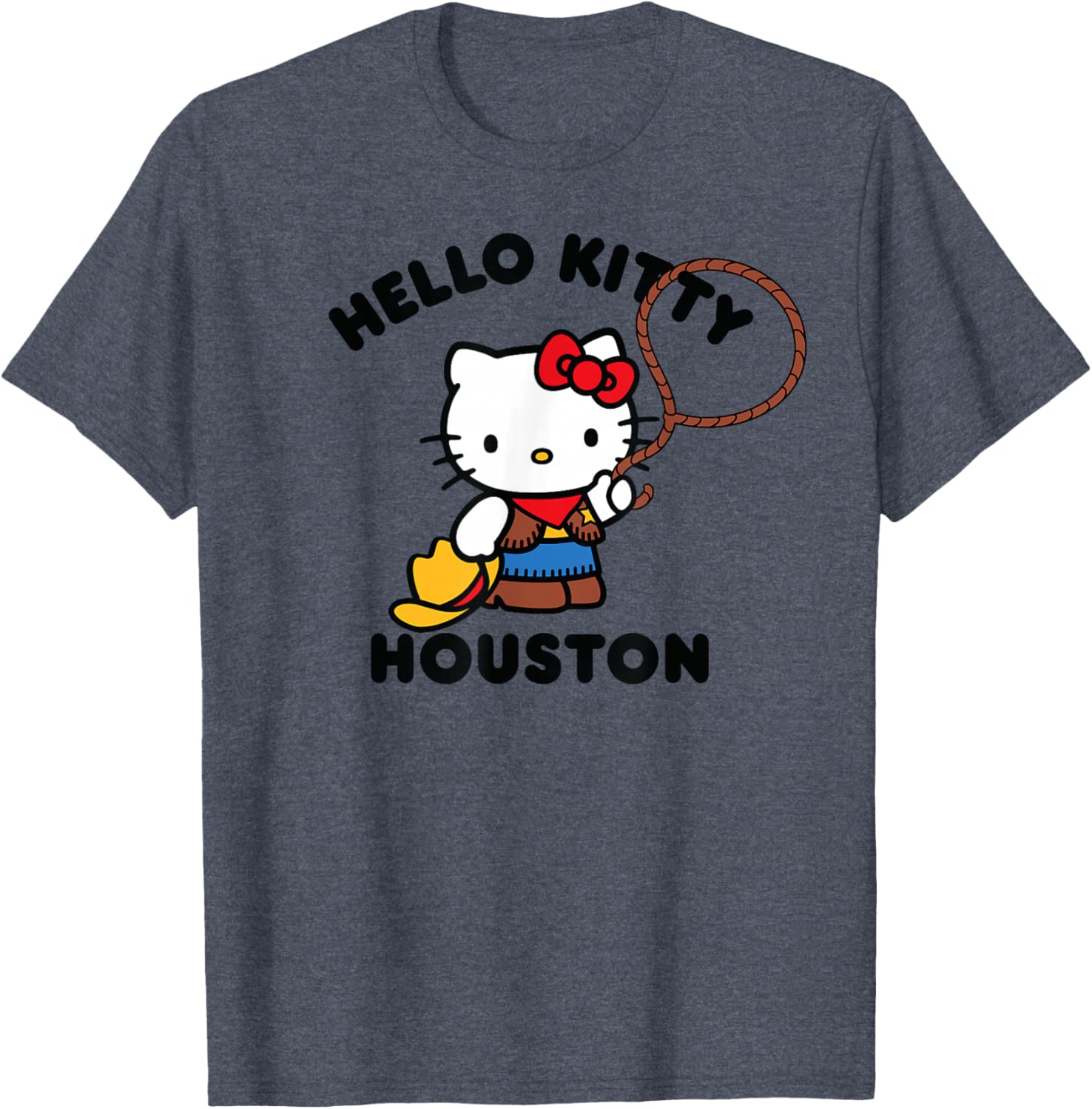 Hello Kitty Cowgirl T-Shirt Houston Texas Cute Western Apparel for Kids - 2