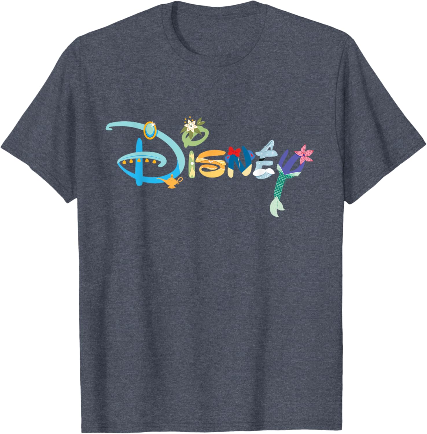 Disney Princess Classic Logo T-Shirt for Kids and Adults, Stylish Gift - 13