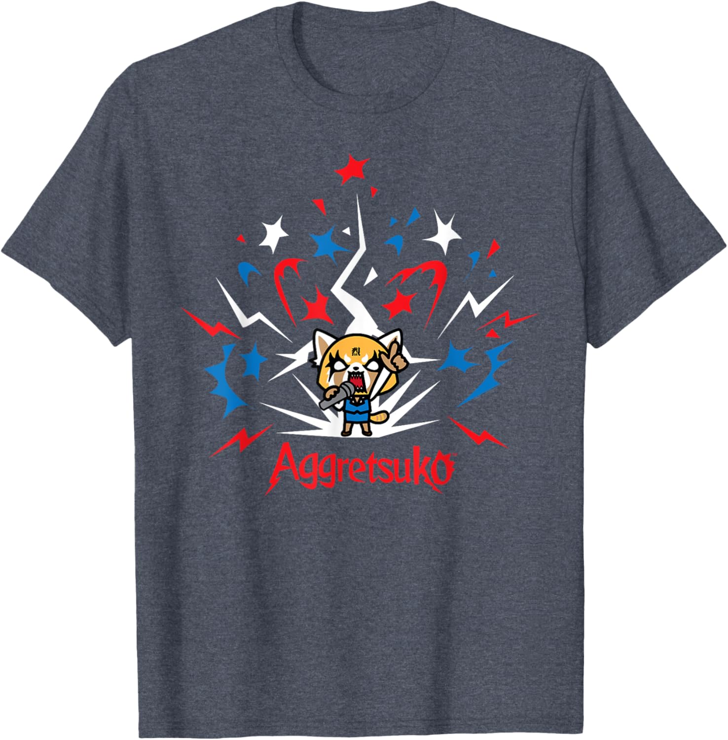 Aggretsuko 4th of July Fireworks T-Shirt for Men and Women - 10