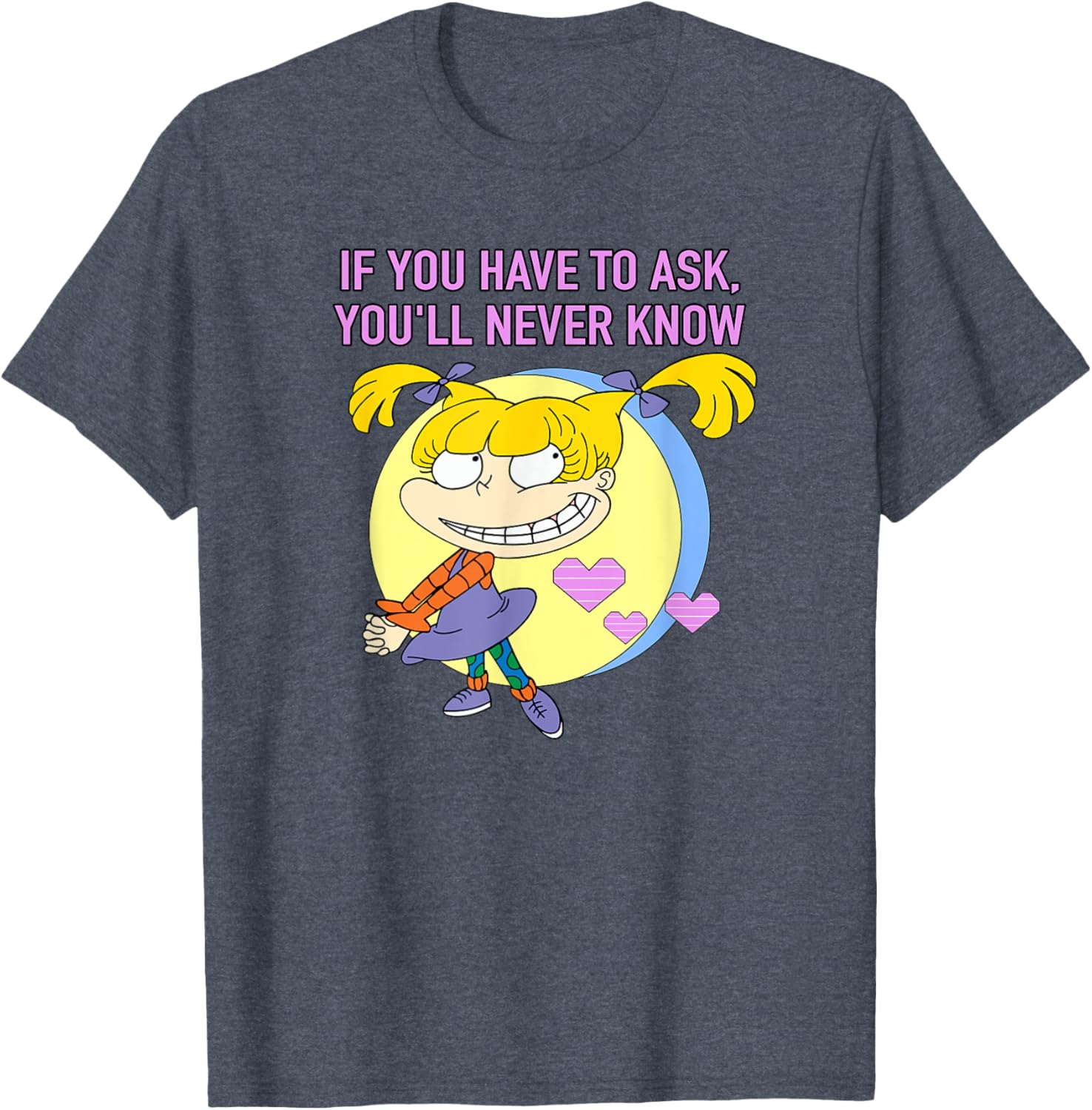Mademark Rugrats Angelica If You Have to Ask You'll Never Know T-Shirt - 3