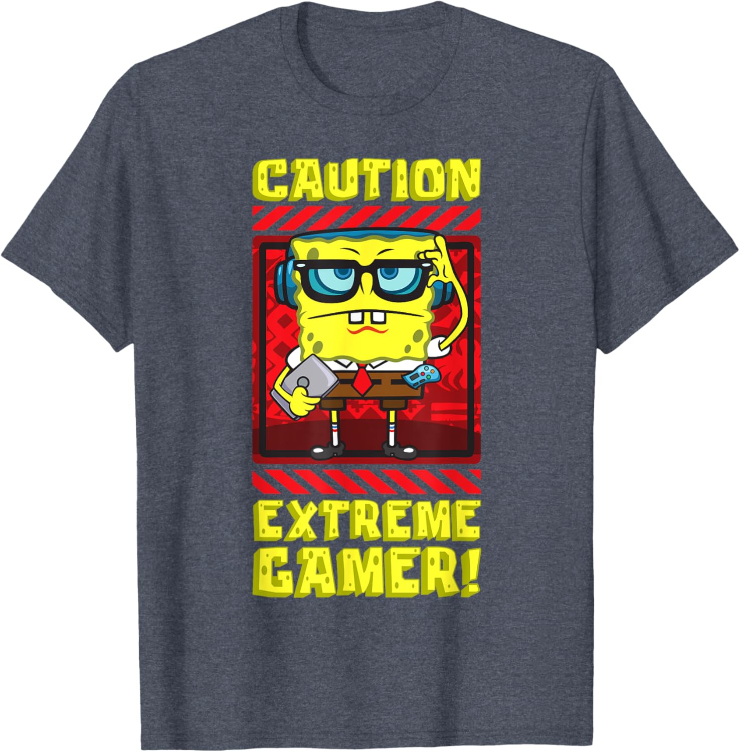 Funny SpongeBob Video Games Lover T-Shirt for Kids and Gamers - 7
