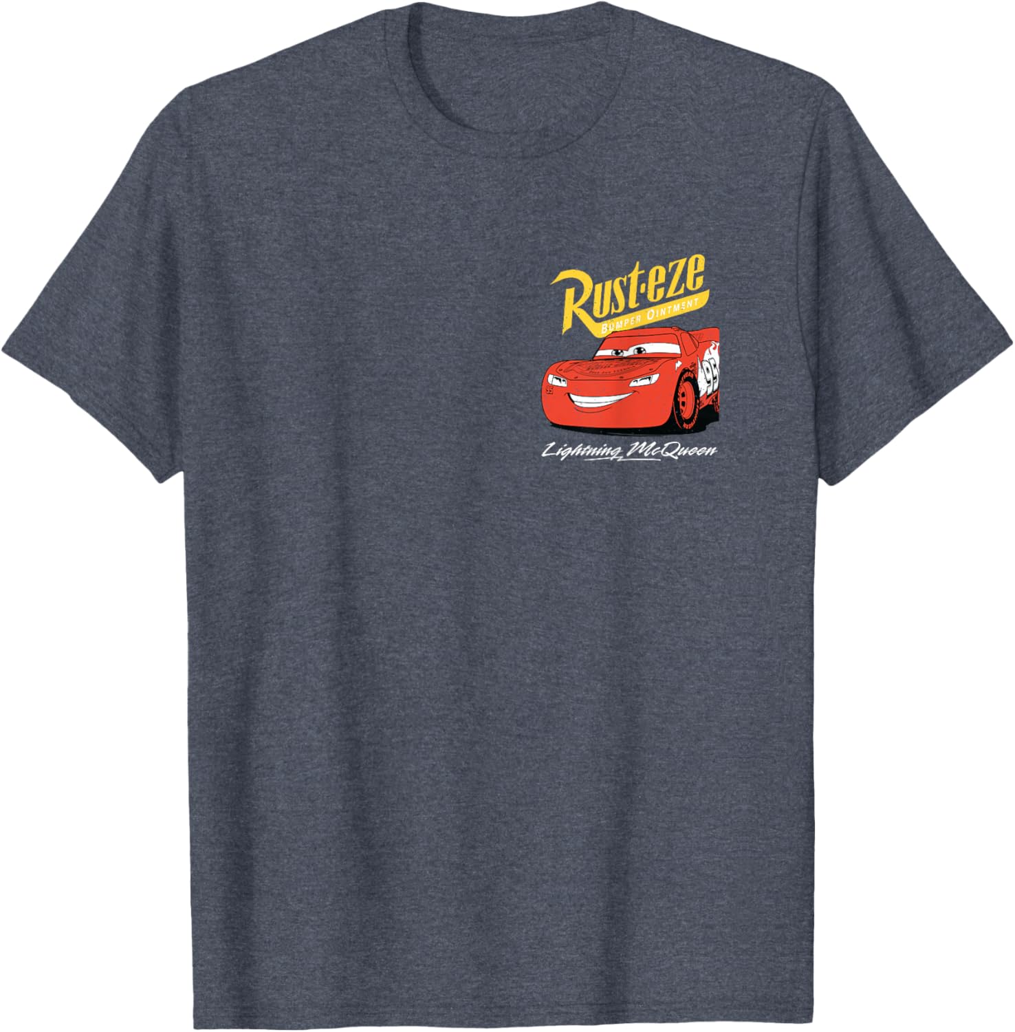 Vintage Lightning McQueen Rusteze T-Shirt for Disney Pixar Cars Fans - 5