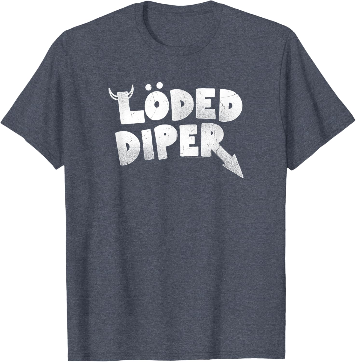 Wimpy Kid LÖDED DIPER Distressed Logo T-Shirt for Fun Style - 7
