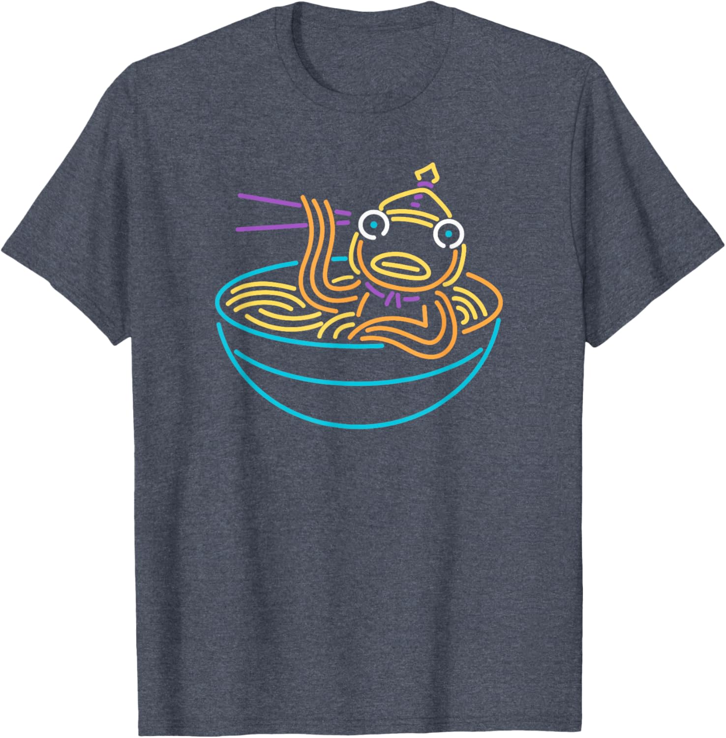 Fortnite Fishstick Neon Ramen Bowl Icon T-Shirt for Gamers and Fans - 10