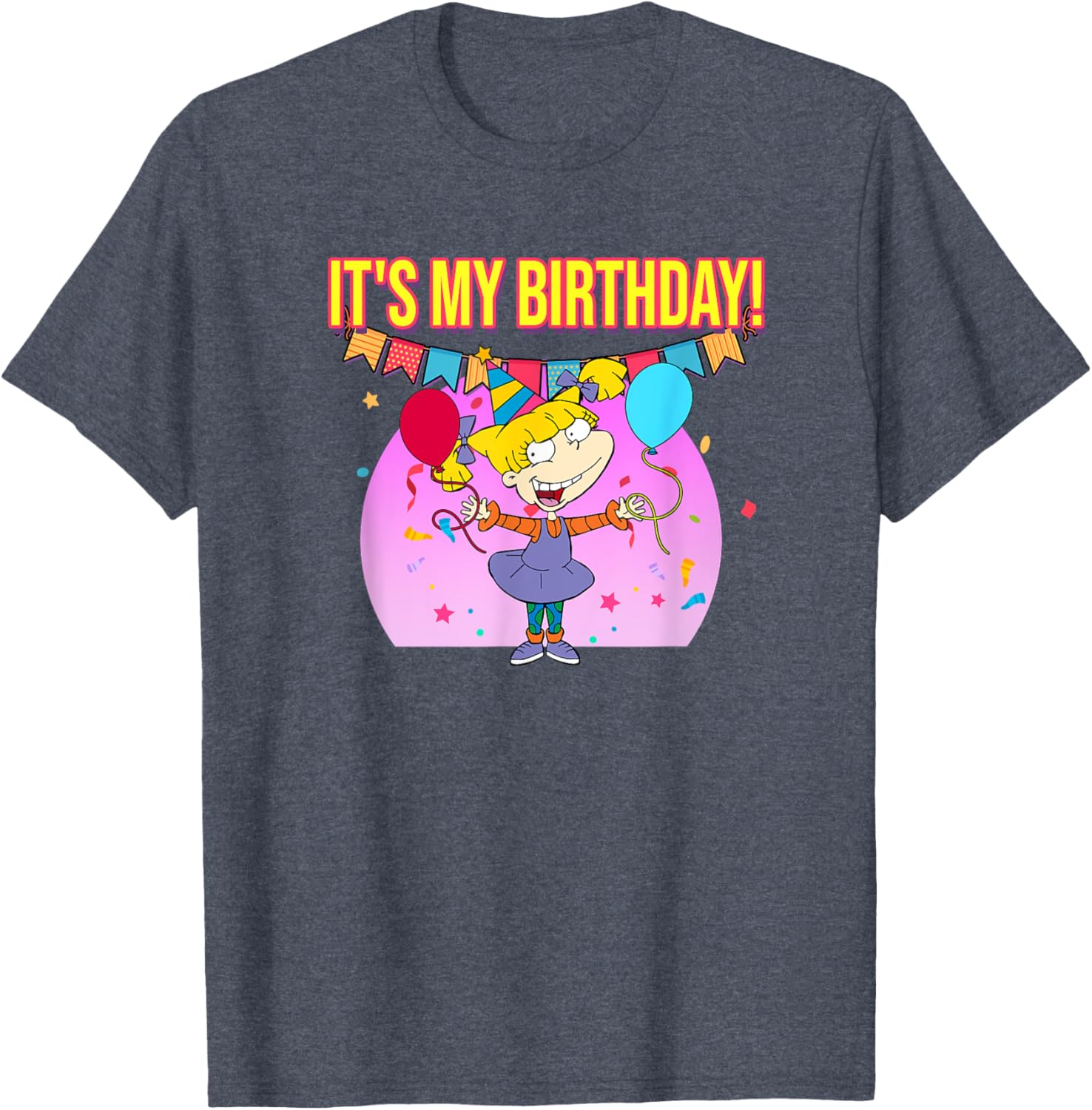 Mademark x Rugrats Angelica Pickles Birthday T-Shirt Fun Kids Apparel - 10