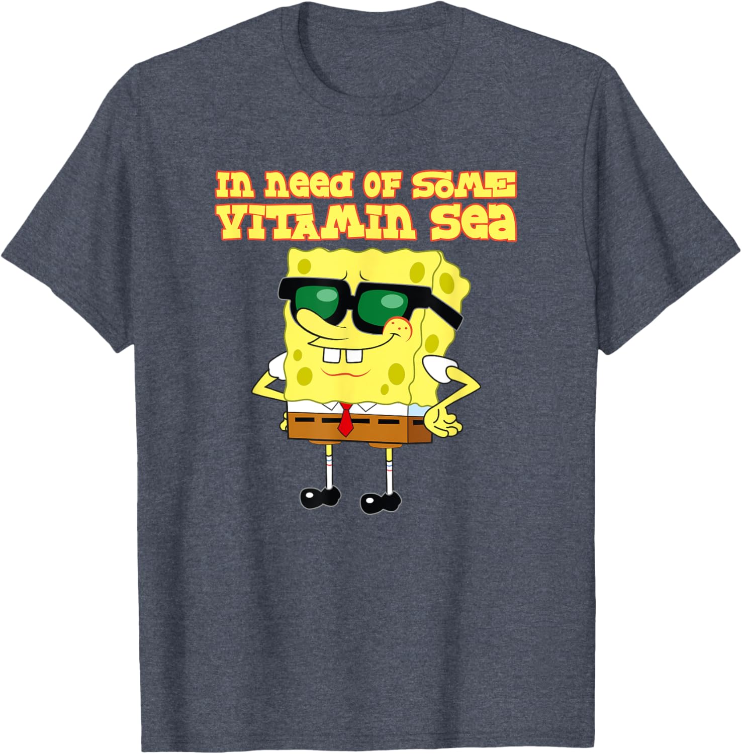 Mademark x SpongeBob Vitamin Sea T-Shirt for Fun Beach Vibes - 2