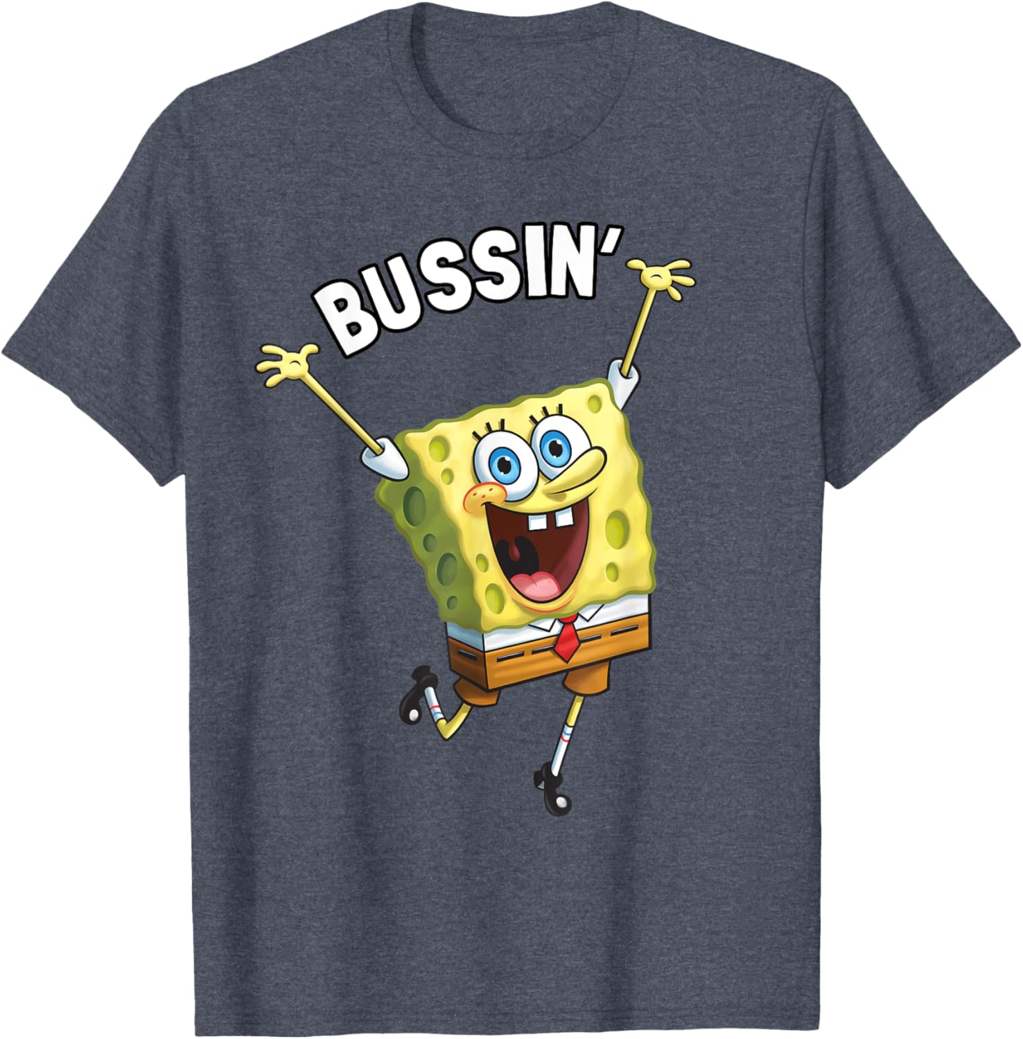 Mademark SpongeBob SquarePants Bussin T-Shirt for Fun and Fashion - 17