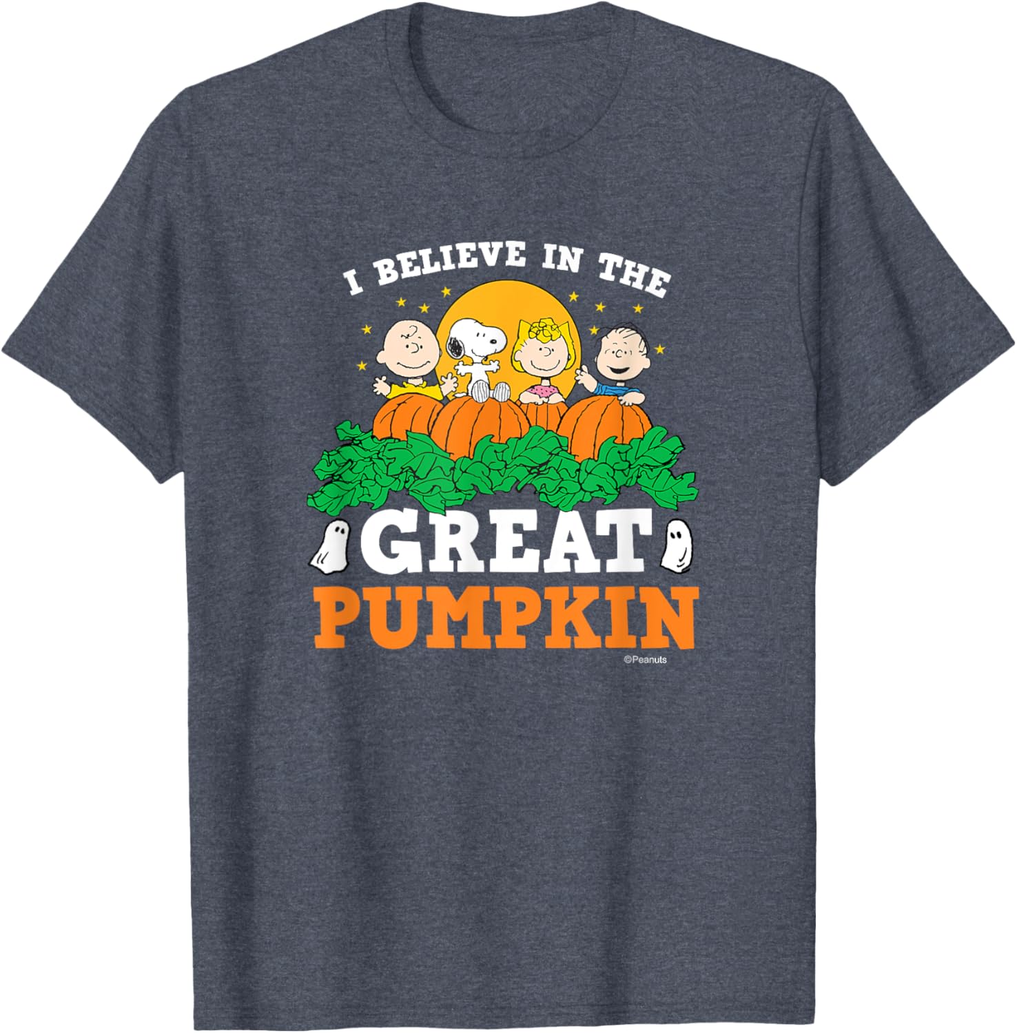 Peanuts I Believe In The Great Pumpkin T-Shirt for Halloween Fun - 1
