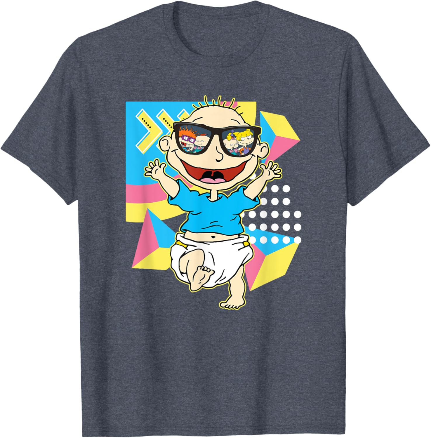 Mademark x Rugrats Tommy Pickles Sunglasses Reflection T-Shirt for Kids - 1