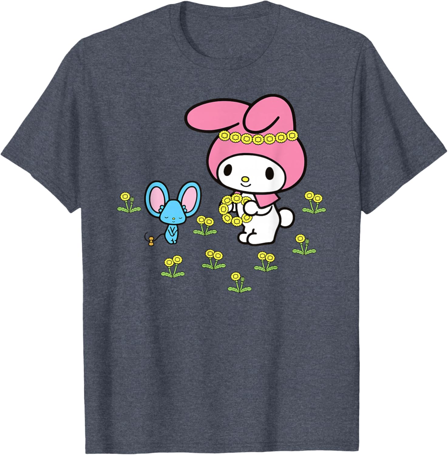 My Melody Flower Crown T-Shirt for Fun and Stylish Outfits - 9