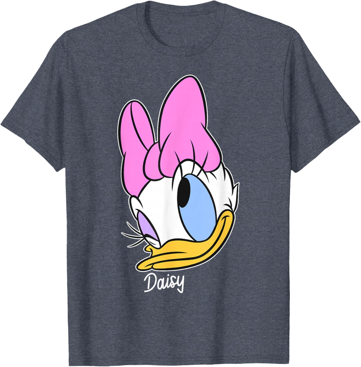 Disney Mickey and Friends Daisy Big Face T-Shirt for Fun Fashion Lovers - 8
