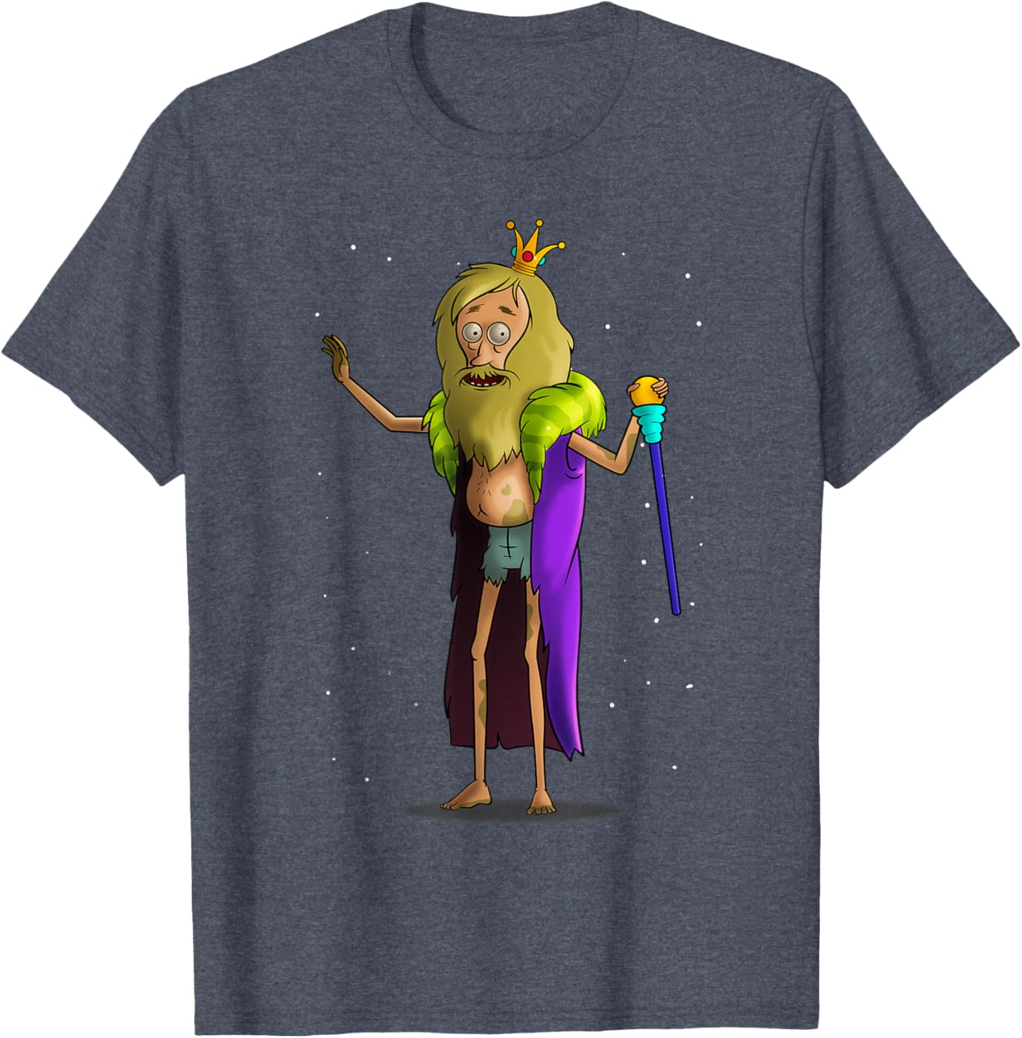 Rick and Morty King Tommy T-Shirt - Fun Graphic Tee for Fans - 4