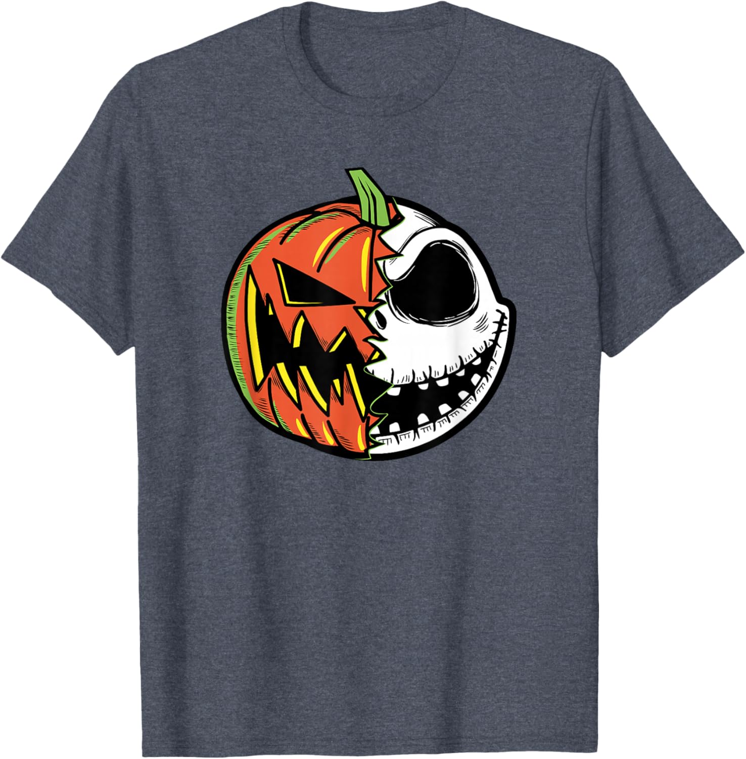 Nightmare Before Christmas Pumpkin Face T-Shirt for Fans and Fashion Lovers - 11