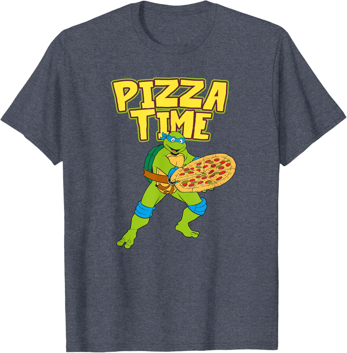Mademark Teenage Mutant Ninja Turtles Leonardo Pizza Time T-Shirt - 9