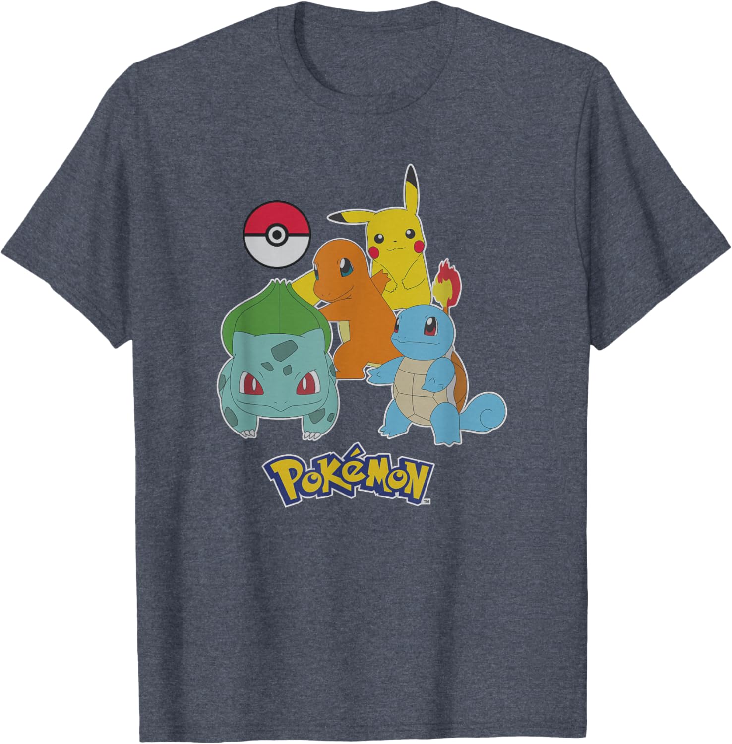 Pokemon First Generation Group Shot Logo T-Shirt for Fans and Collectors - 2