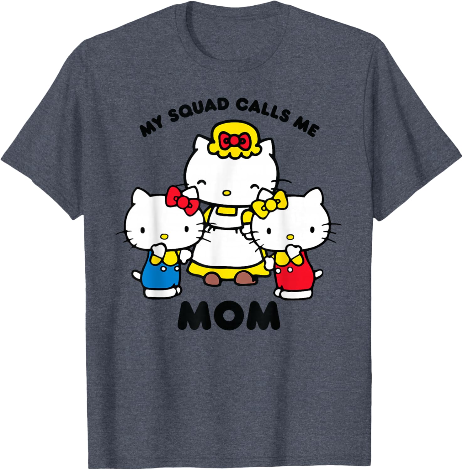 Hello Kitty Mom Squad T-Shirt for Stylish Moms - Cute and Comfy Clothing - 1