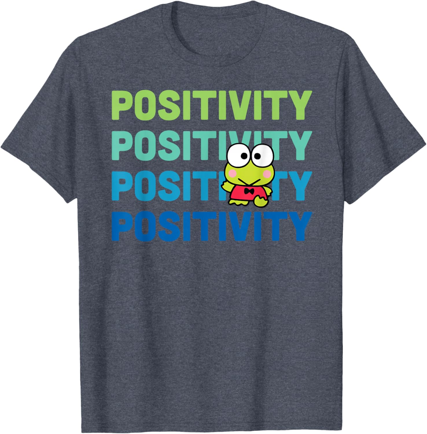 Keroppi Positivity T-Shirt - Cute Frog Design for Fun Fashion Lovers - 10