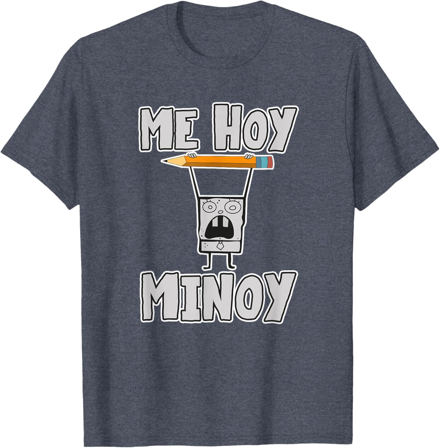 Mademark DoodleBob Me Hoy Minoy T-Shirt - Fun SpongeBob Apparel - 17