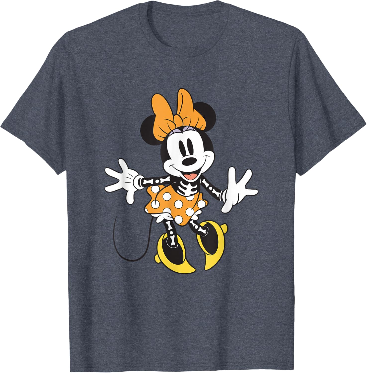 Minnie Mouse Skeleton Halloween T-Shirt for Disney Fans and Trick-or-Treaters - 4