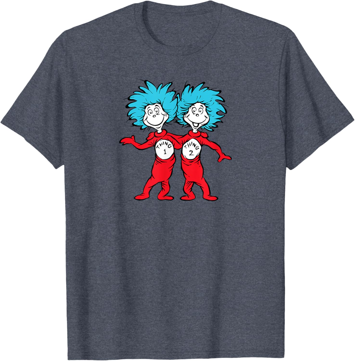 Dr. Seuss Thing 1 Thing 2 Buddies T-Shirt for Fun Lovers and Kids - 10