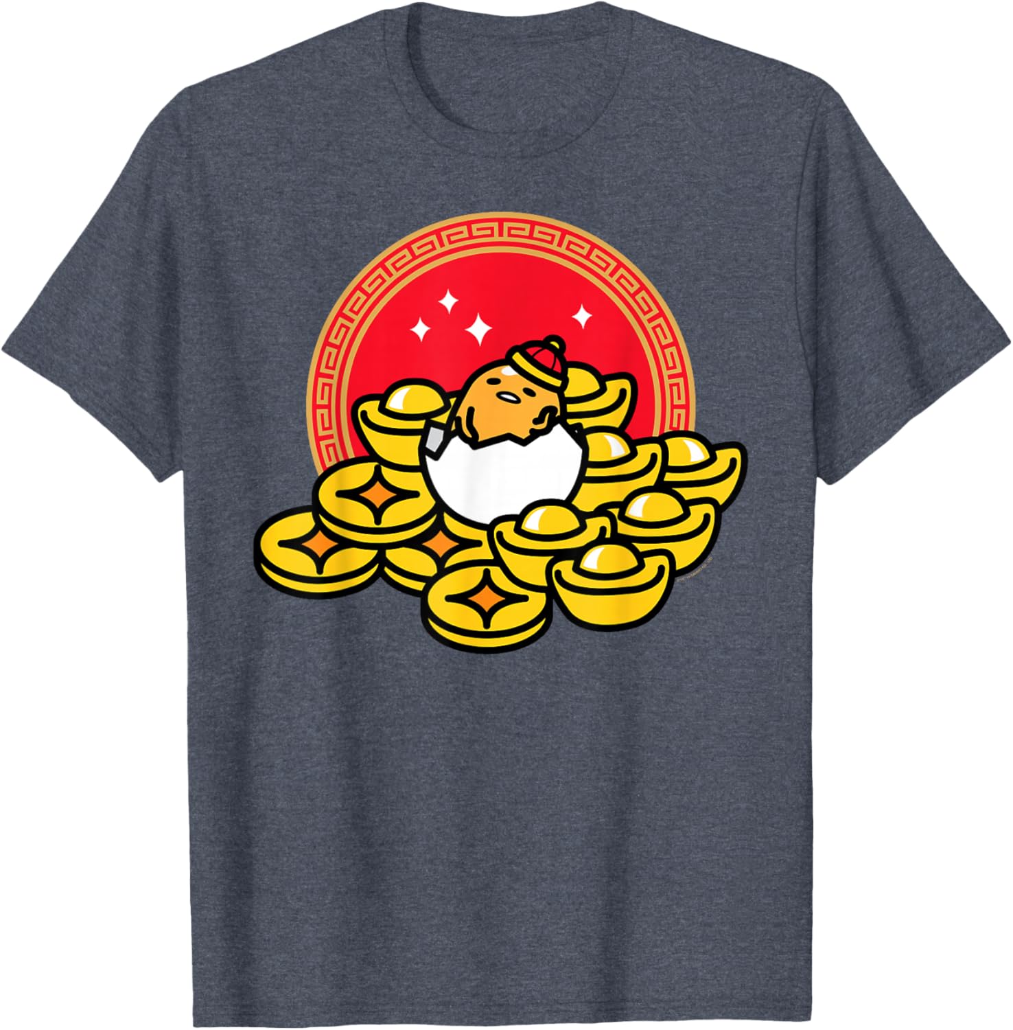 Gudetama the Lazy Egg Lunar New Year T-Shirt for a Festive Celebration - 8