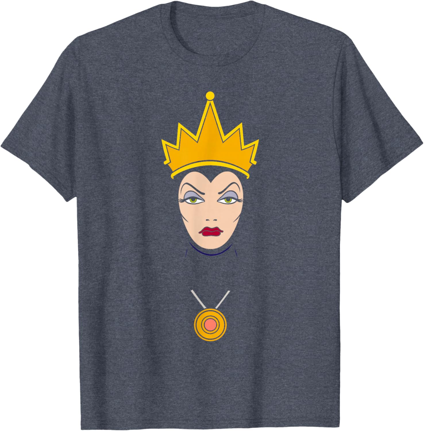 Disney Villains Evil Queen Big Face T-Shirt for Fans of Classic Disney - 4