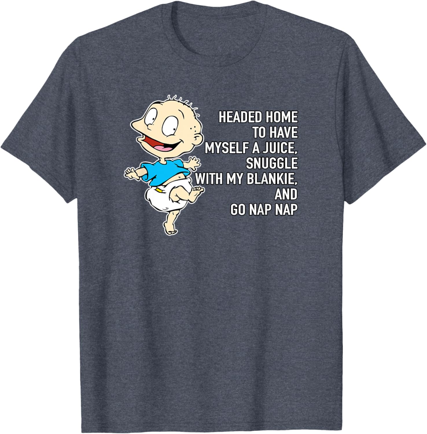 Mademark Rugrats Tommy Pickles Juice Blankie Nap Nap T-Shirt for Kids - 1