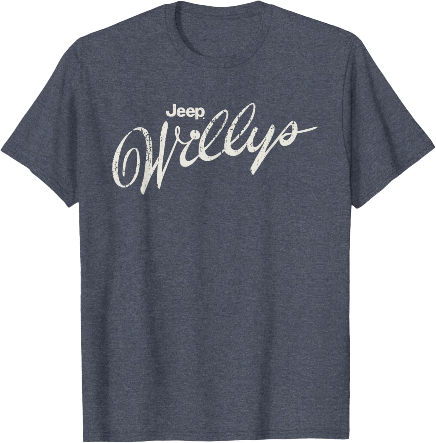 Vintage Jeep Willys Script Logo T-Shirt for Car Enthusiasts and Adventurers - 13