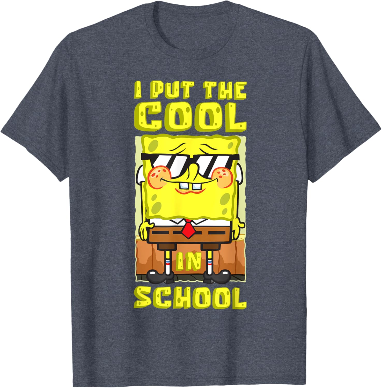 Mademark SpongeBob Back To School Boys Gift T-Shirt Cool School Style - 3