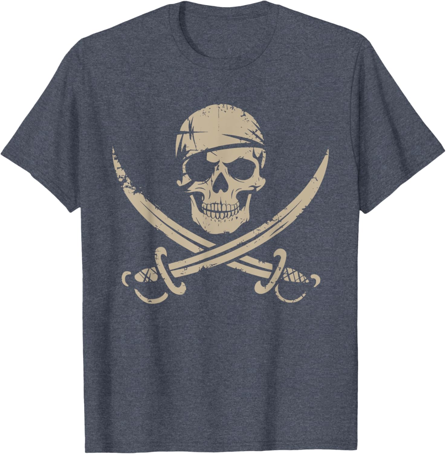 Pirate Skull Crossbones Skeleton Halloween T-Shirt for Boys - 14