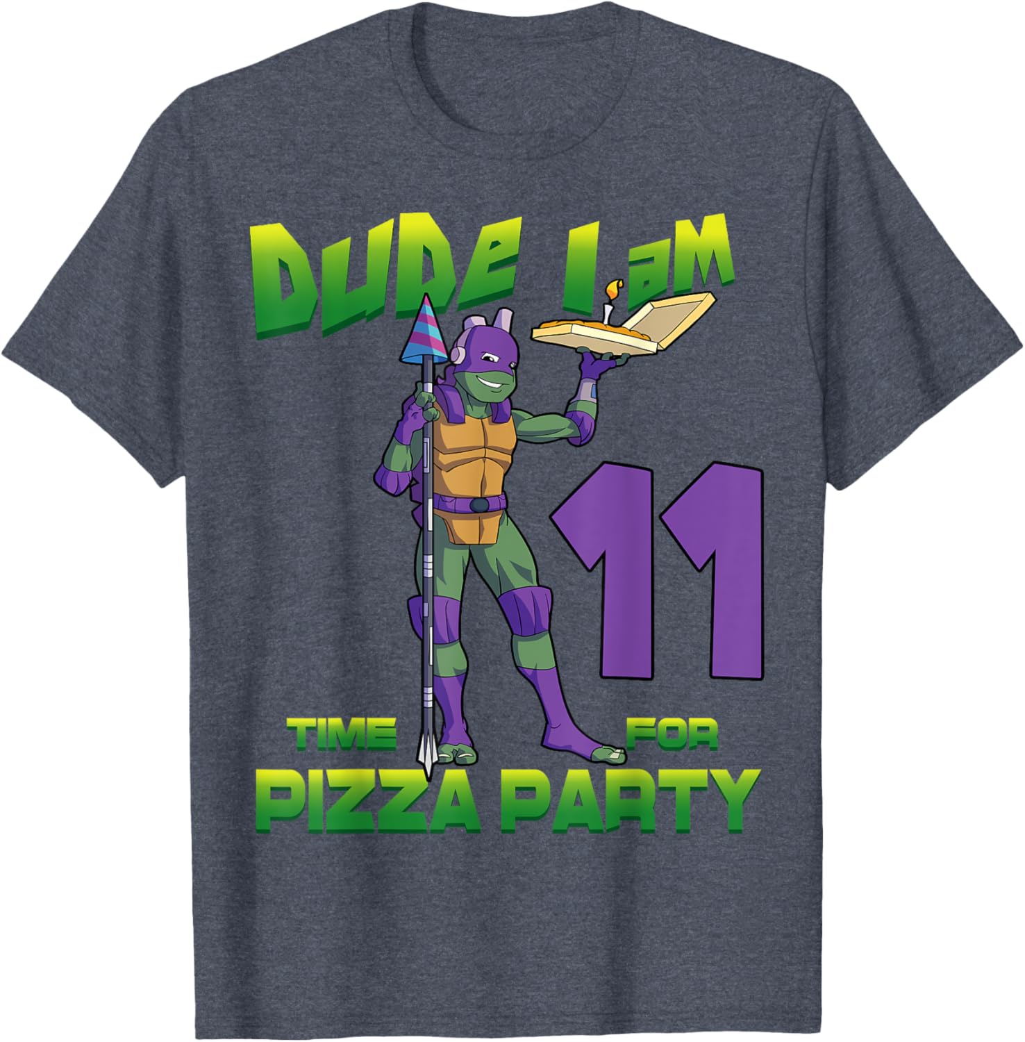 Mademark Teenage Mutant Ninja Turtles Donnie 11th Birthday T-Shirt - 6
