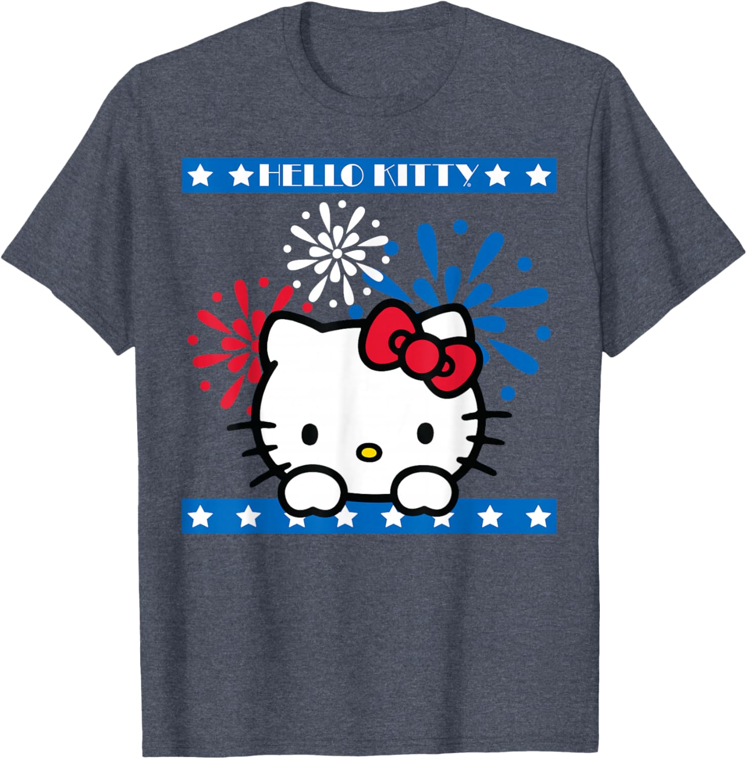 Hello Kitty Fireworks 4th of July T-Shirt for Women Girls Men Kids - 12