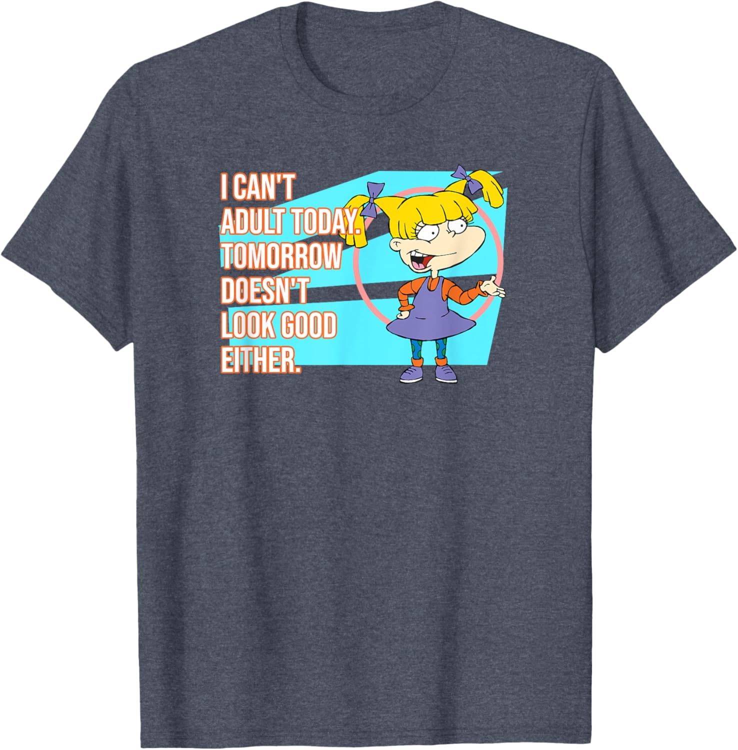 Mademark Rugrats I Can't Adult Today Funny Graphic T-Shirt for Everyone - 2