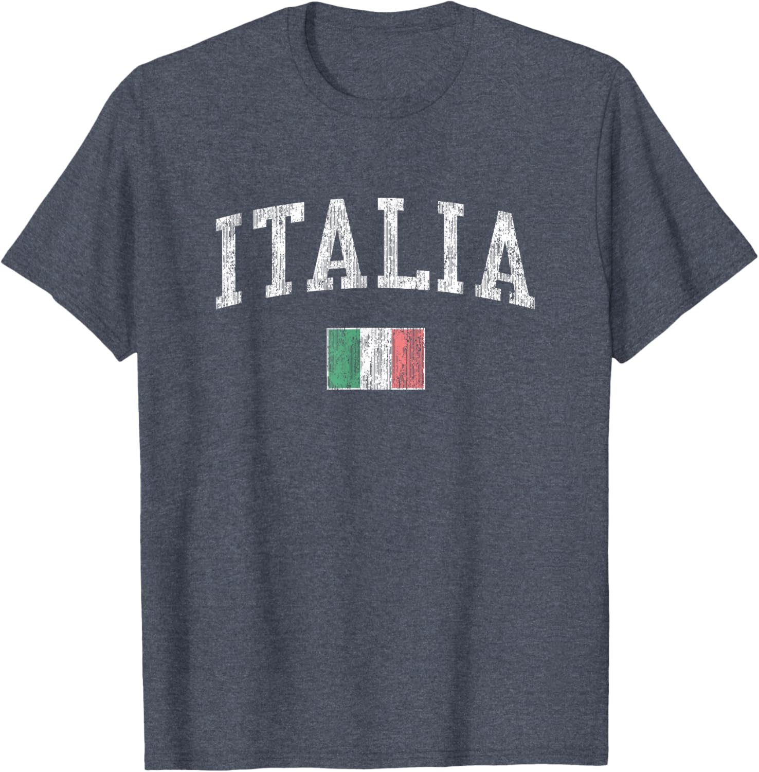 Vintage Italy T-Shirt with Italian Flag for Sports Fans and Travelers - 2