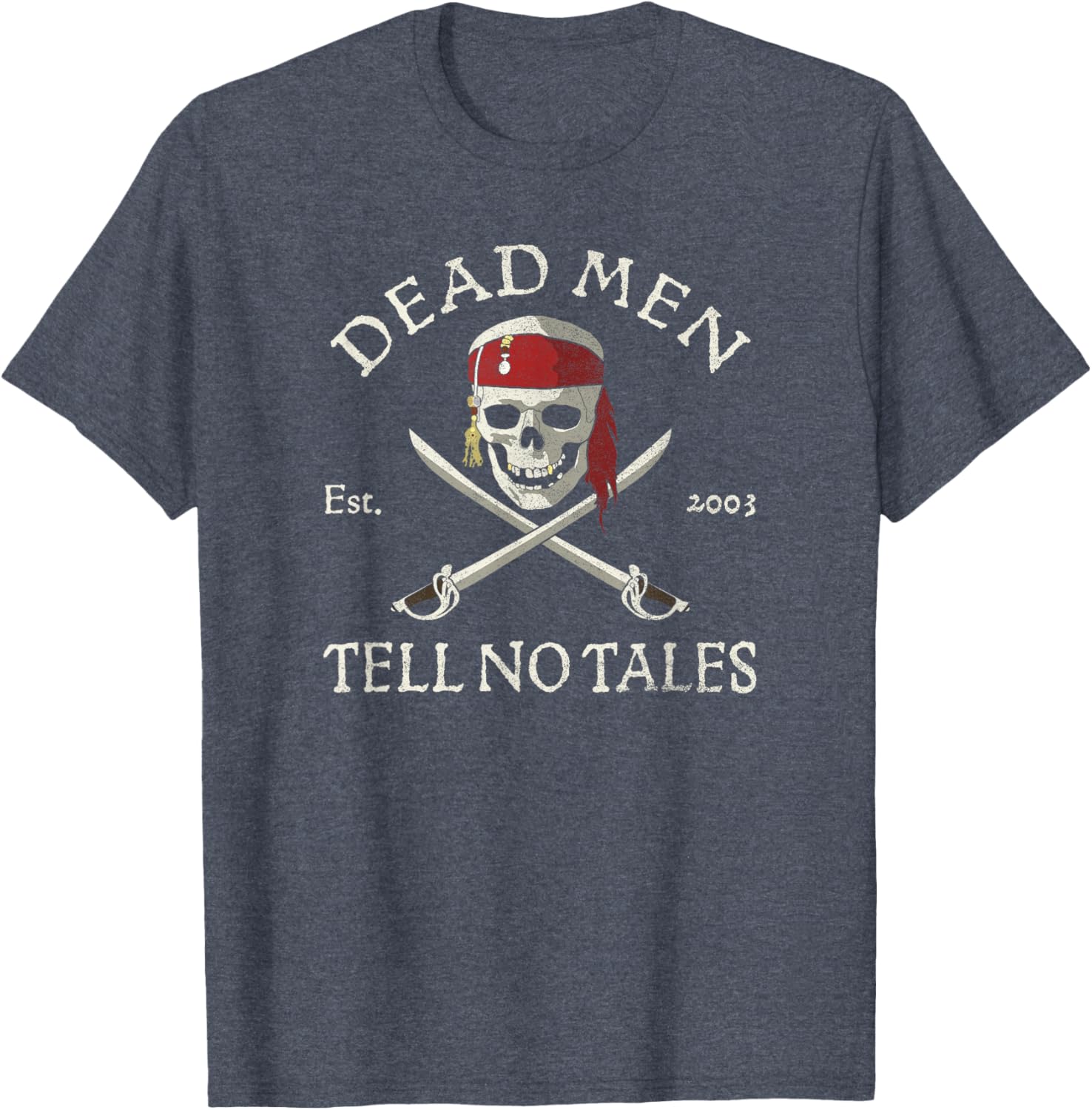 Disney Pirates of the Caribbean Dead Men Tell No Tales T-Shirt for Fans - 3