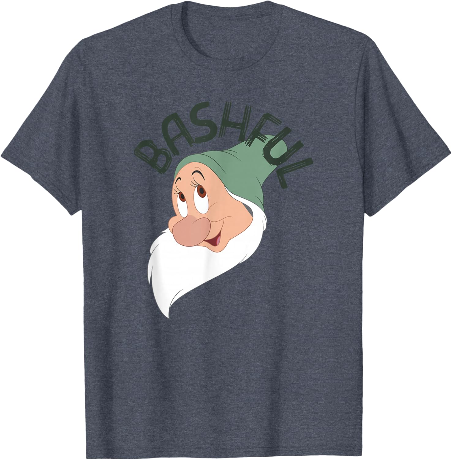 Disney Snow White Bashful Big Face T-Shirt for Kids and Adults - 8