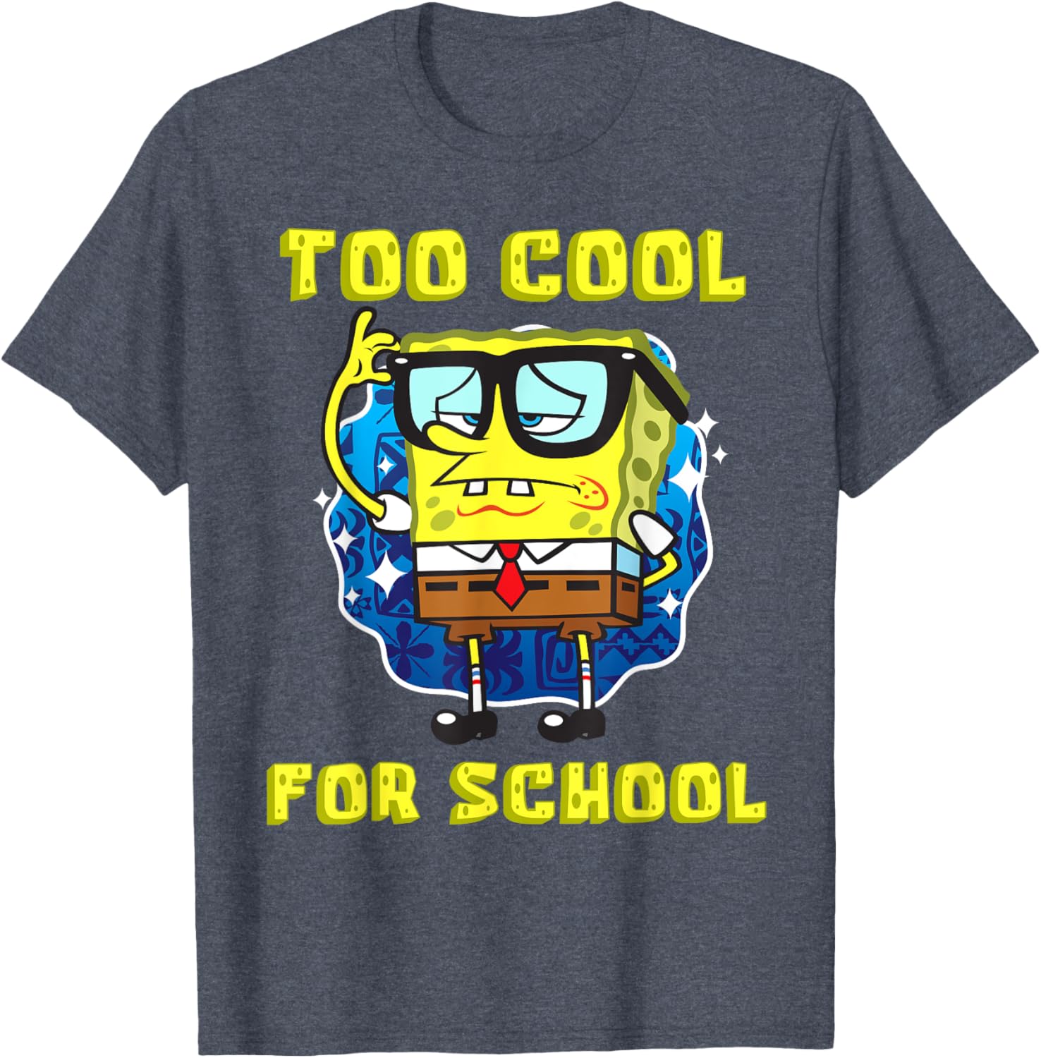 Mademark SpongeBob SquarePants Cool Glasses T-Shirt for Kids - 18