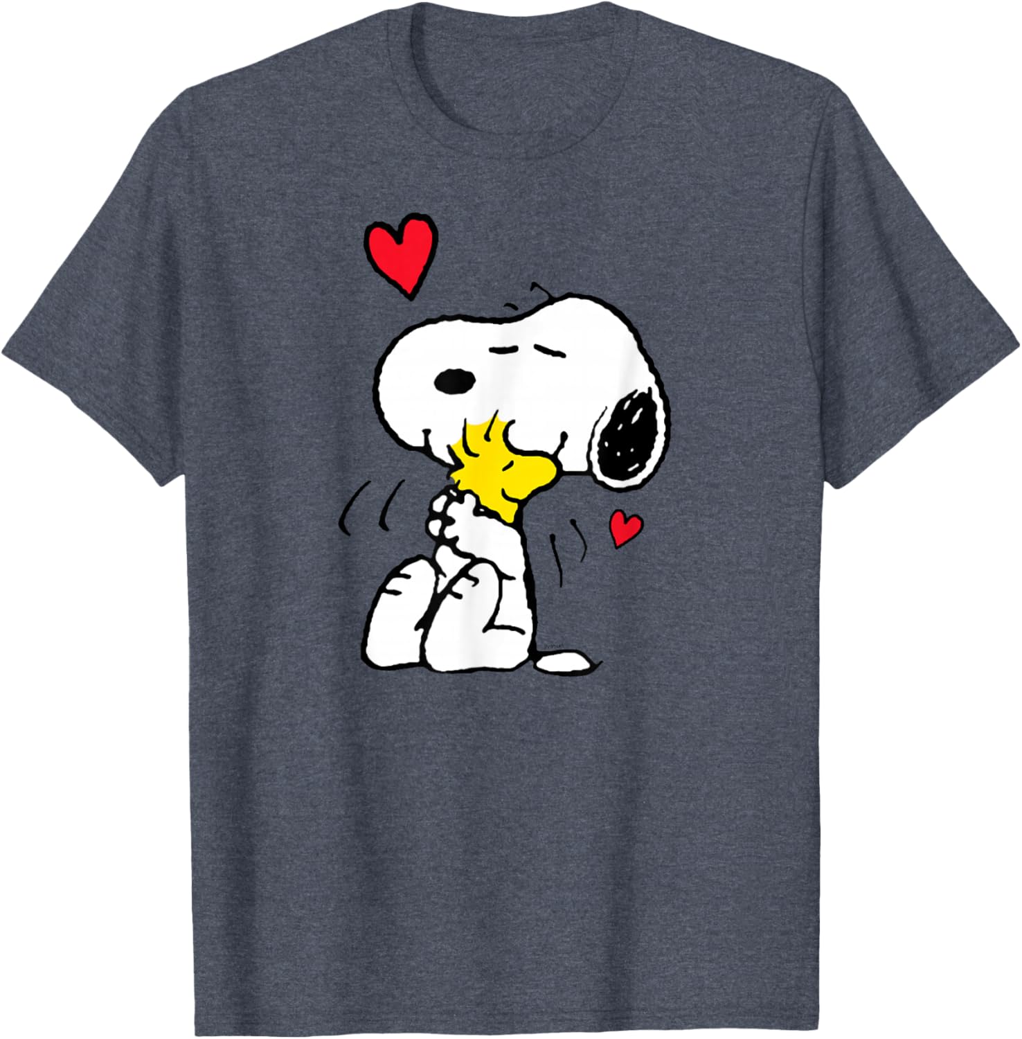 Peanuts Valentine Snoopy and Woodstock Cute Love T-Shirt for Kids - 9